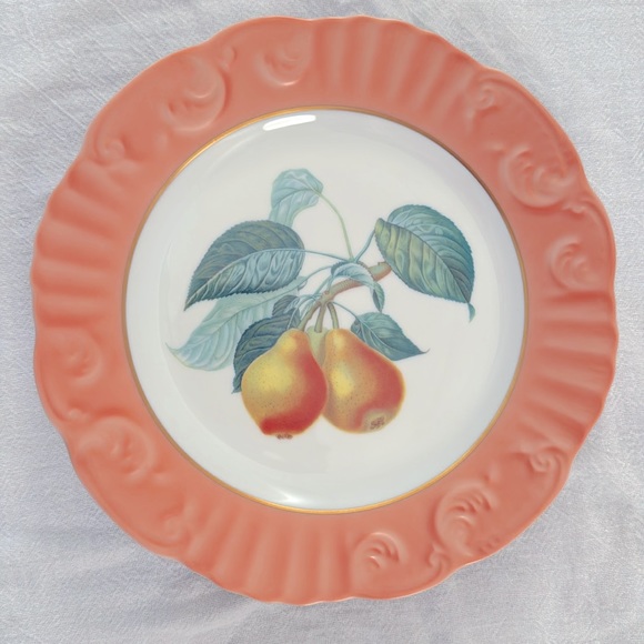 Mottahedeh Vista Alegrae Summer Fruits Small Porcelain Plates, Made in Portugal - Picture 5 of 8